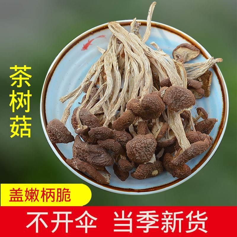 农家特产茶树菇今年新货福建特产食用菌干货未开伞包邮250g - 图0