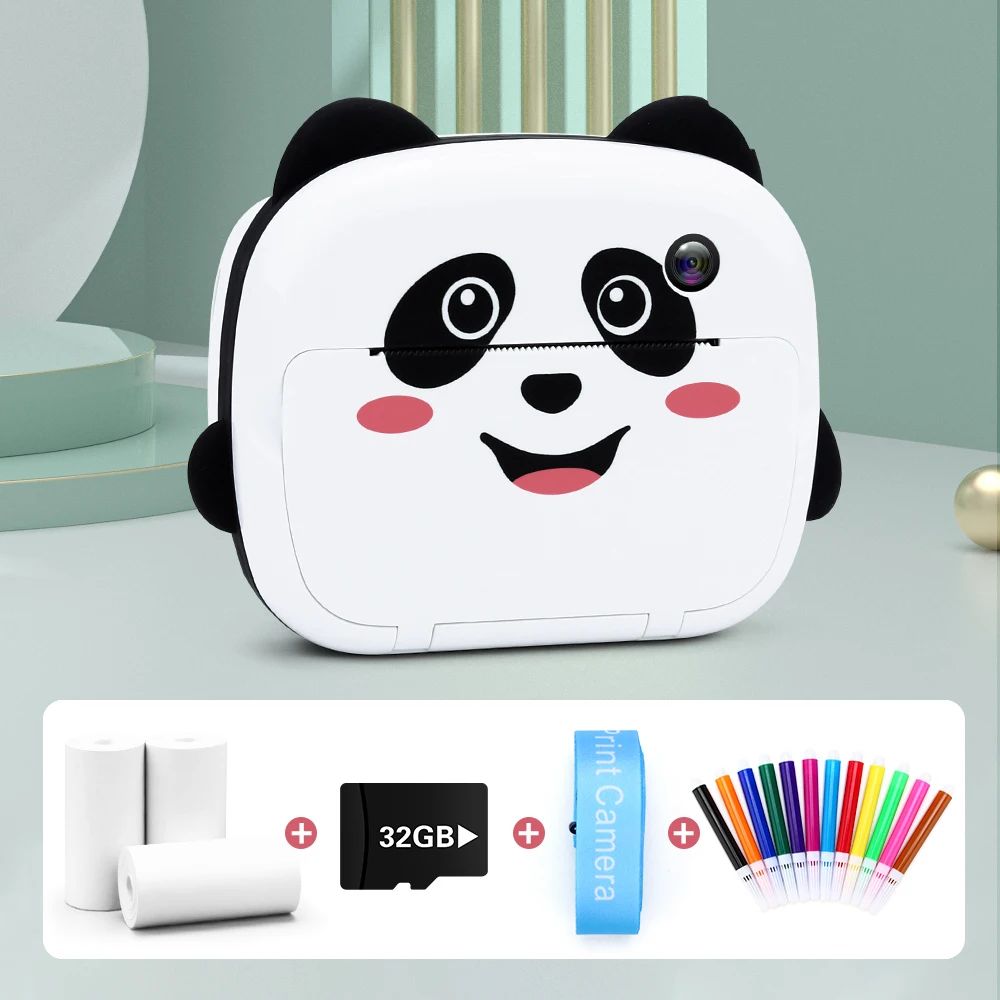 Instant Print Camera Thermal Printing Photo Camera Kid WIFI - 图0