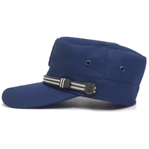 New Duty Cap Summer Sun Visor Flat Top Hat Outdoor Training Duck Tongue Cap Blue Rescue As A Training Hat