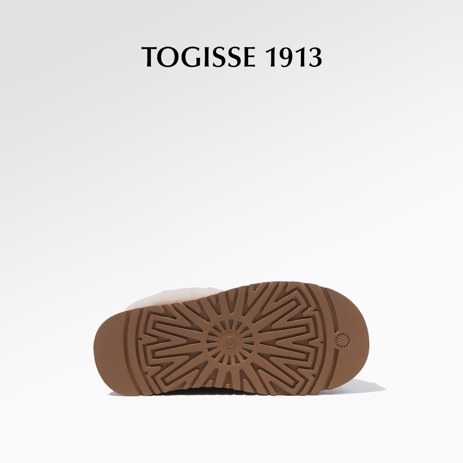 TOGISSE【雪舞假日】周冬雨同款真皮厚底绒毛mini雪地靴保暖棉鞋