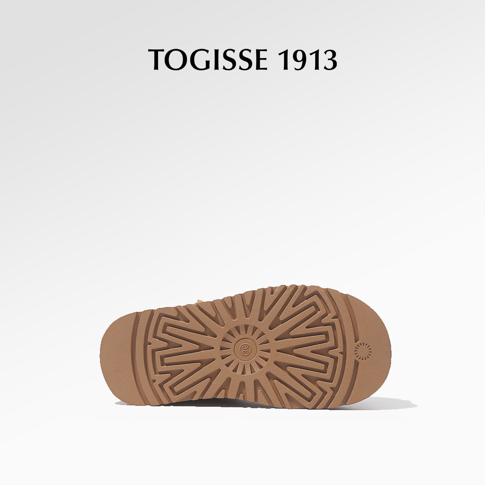 TOGISSE【走过雪境】周冬雨同款 厚底增高真皮雪地靴经典休闲棉鞋