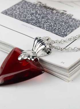 动漫周边新款Fate/Zero命运之夜项链远坂凛随身心形吊坠挂件