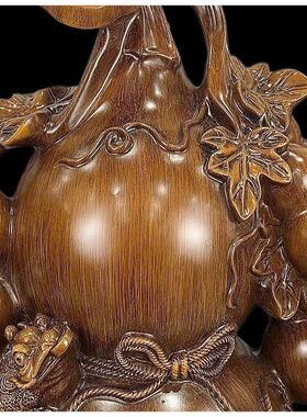 招财葫芦摆件工艺品客厅玄关博古架装饰品搬新家礼物乔迁新居摆设
