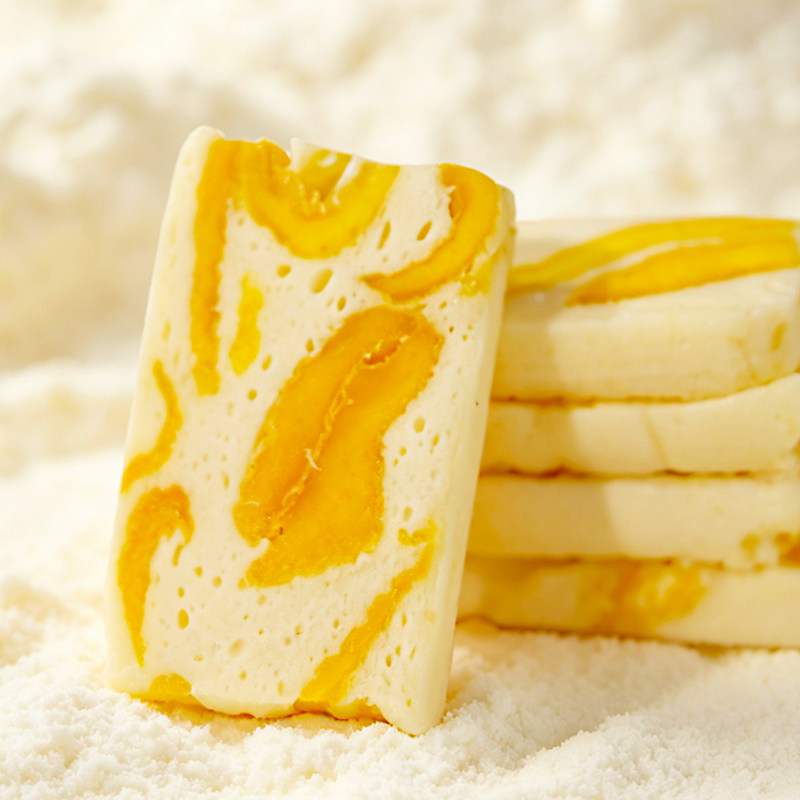 对对猴芒果奶糕软糕传统糕点芒果干软糯糖奶芙乳酪果脯网红小零食