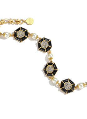 六芒星语几何复古手链