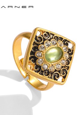 复古雕花欧美宫廷风戒指