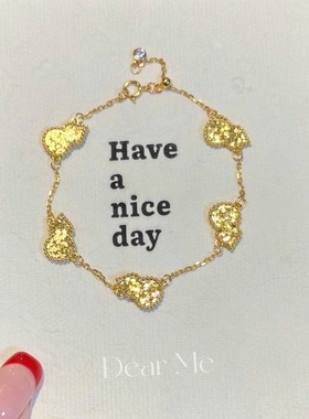 蝶觅家 碎冰冰葫芦招财s925纯银五福龙鳞超闪纯银手链