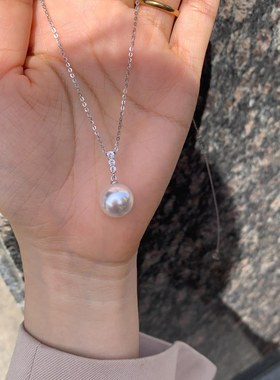 赵露思同款三钻人造澳白项链