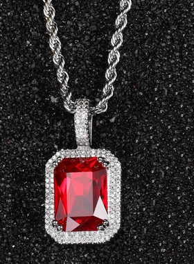 Jennie同款红宝石项链
