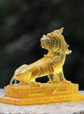 九华山真琉璃谛听神兽摆件佛堂摆放供奉神兽保平安地藏王菩萨坐骑