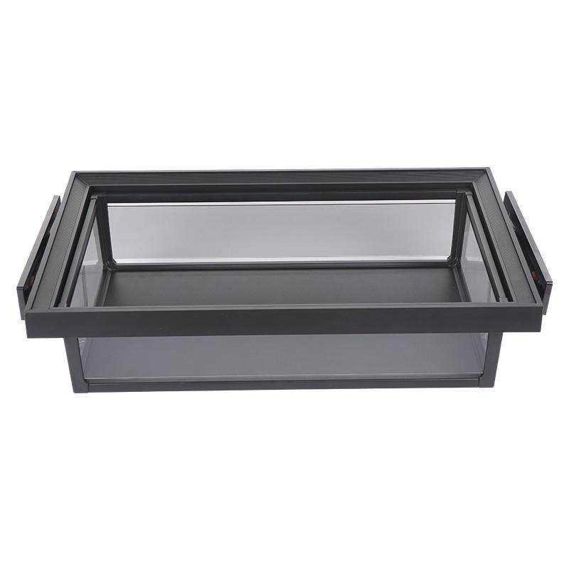 衣柜拉篮抽屉式衣帽间内置物滑轨伸缩架置物架收纳篮玻璃新疆包邮,淘宝优惠券,粉丝福利购,淘宝优惠卷