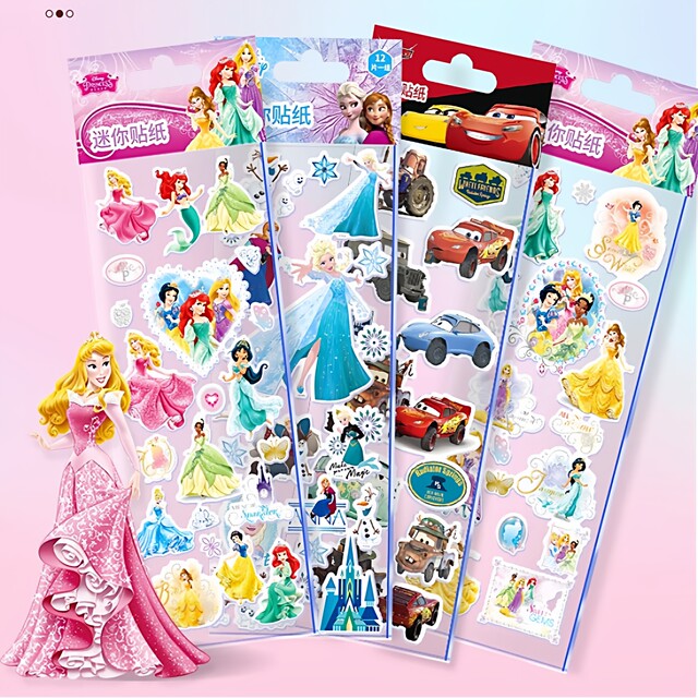 ສະຕິກເກີກາຕູນ Disney Frozen Princess Kids