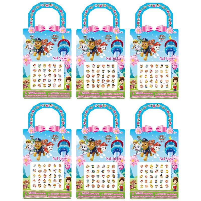 儿童卡通指甲贴画 画狗狗巡逻队美甲贴汪汪队防水超薄贴画 画黏性贴纸,淘宝优惠券,粉丝福利购,淘宝优惠卷