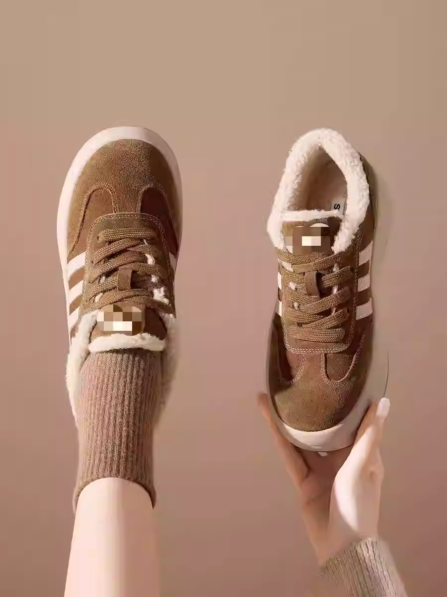 ADD1688冬季新款加绒高邦厚底德训鞋,淘宝优惠券,粉丝福利购,淘宝优惠卷