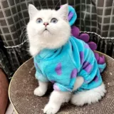 Зимний удерживающий тепло милый динозавр, шнурок-держатель, кот, осенний сезон, увеличенная толщина