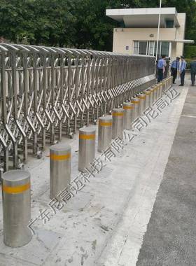 珠海遥控液压升降柱电动全自动升降立柱小区防撞桩警示立柱路障