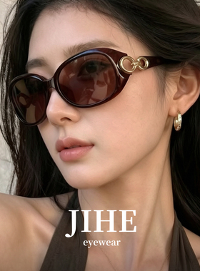超火千禧风发箍墨镜女2026新款
