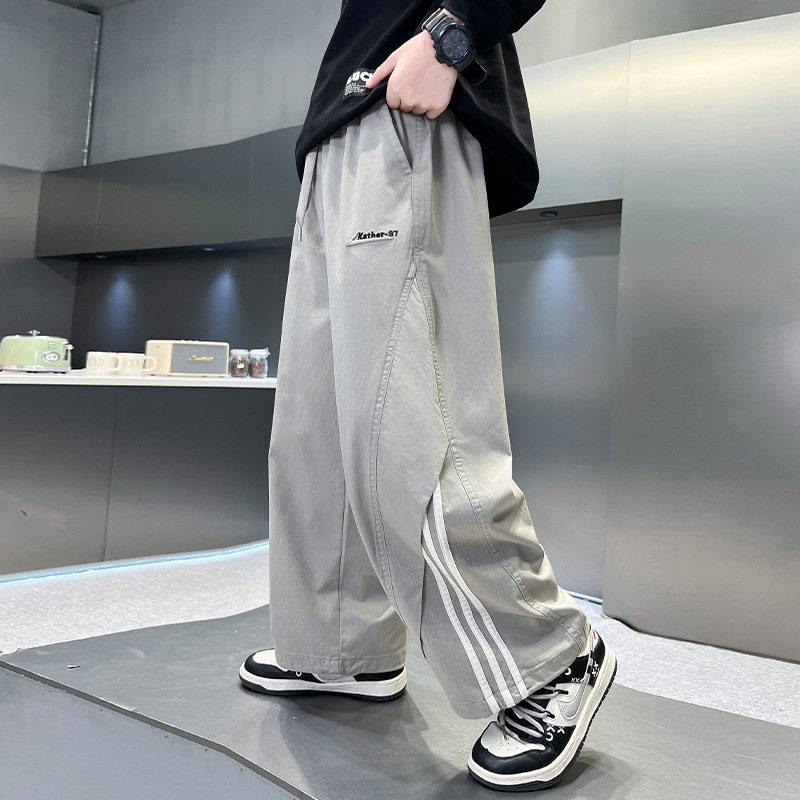 男童裤子春秋款2026新款中大童直筒男孩春装儿童痞帅风休闲阔腿裤,淘宝优惠券,粉丝福利购,淘宝优惠卷