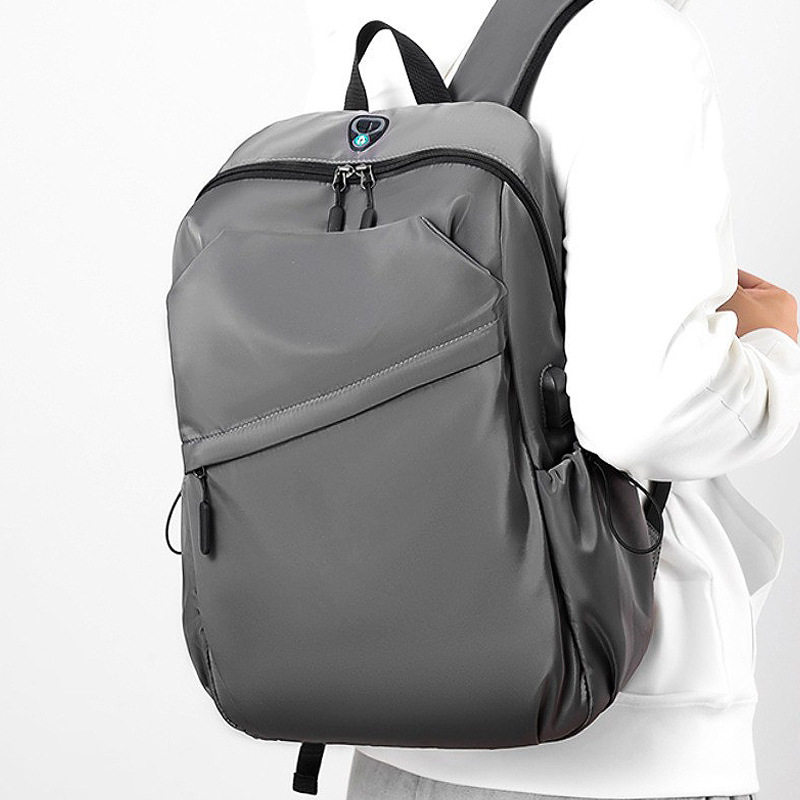 休闲双肩包男高级感大容量防水书包户外旅行背包商务电脑背包,淘宝优惠券,粉丝福利购,淘宝优惠卷