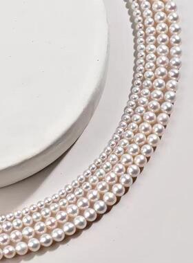 珍珠项链女S925银baby珠细锁骨