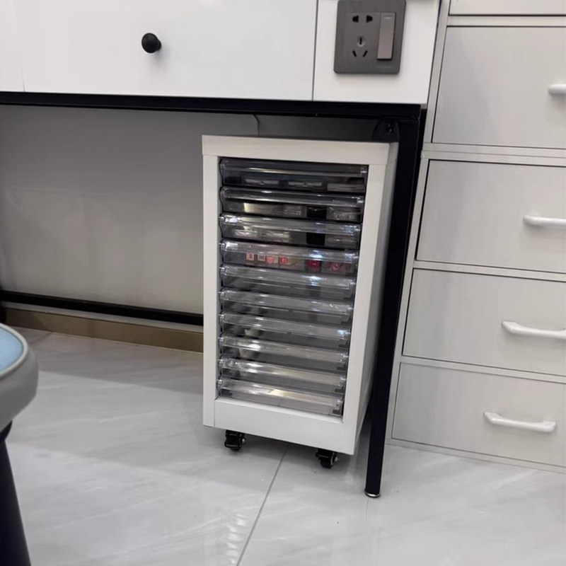 平底抽屉A4文件柜资料柜桌下矮柜化妆品收纳柜美甲店甲油胶储物柜,淘宝优惠券,粉丝福利购,淘宝优惠卷