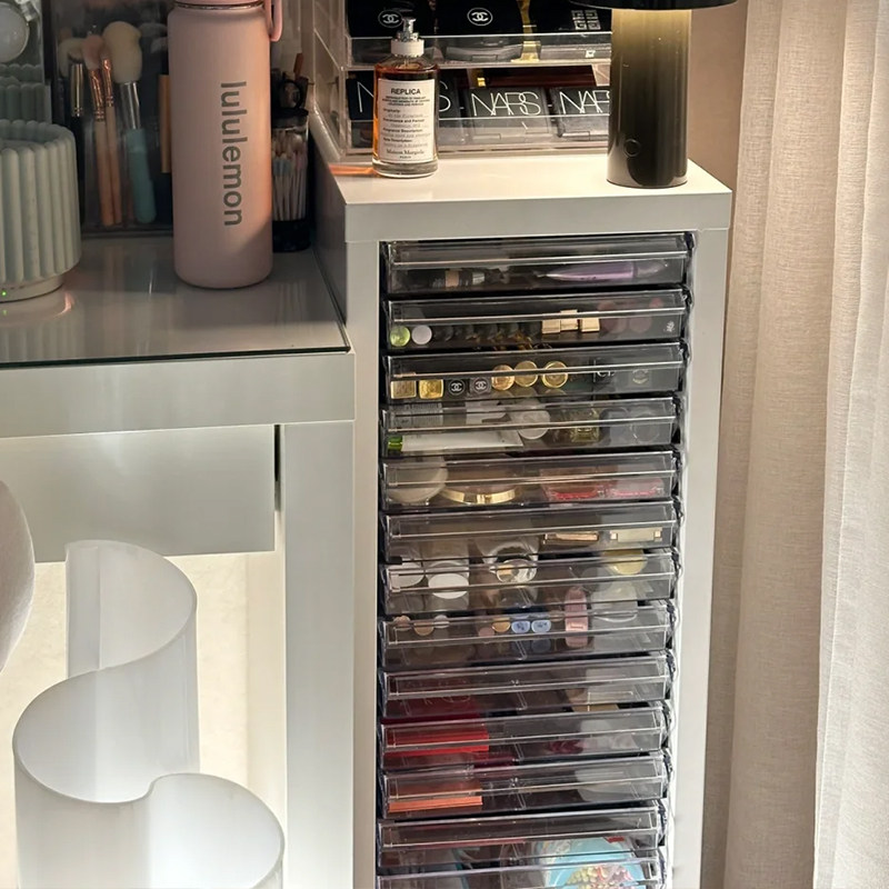 平底抽屉A4文件柜资料柜桌下矮柜化妆品收纳柜美甲店甲油胶储物柜,淘宝优惠券,粉丝福利购,淘宝优惠卷