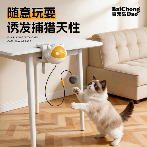 Baipetdao Intelligent Automatic Lifting Cat Mint Cat Flirting Stick