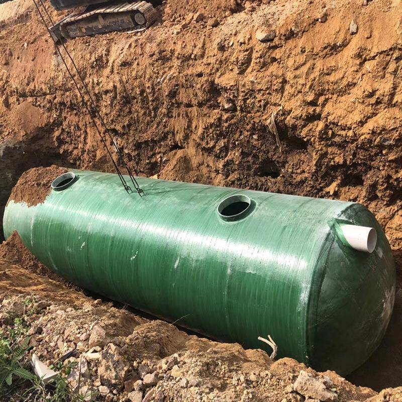 玻璃钢化粪池农村改造家用污水处理设备化粪池成品沉淀池隔油池 - 图1