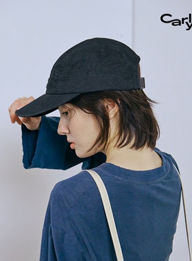 【26秋冬新品】Carlyn WASHED CAMP CAP水洗弯檐棒球帽通勤帽子