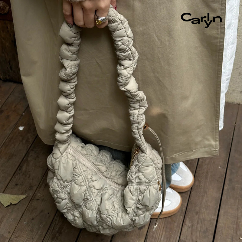 【虞书欣同款】Carlyn COZY M中号韩国云朵饺子马鞍包单肩斜挎包