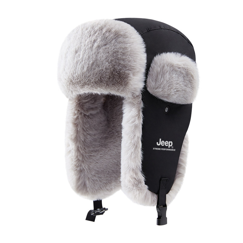 jeep吉普帽子男士冬季户外骑行防风防寒护耳加绒棉帽冬天保暖神器,淘宝优惠券,粉丝福利购,淘宝优惠卷