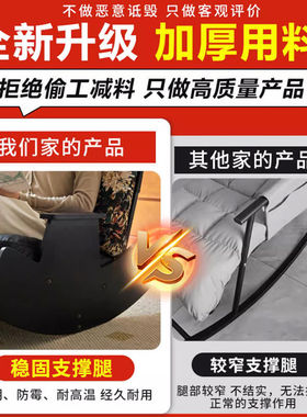 客厅复古单人沙发实木沙发椅懒人休闲摇摇家用椅子躺椅阳台休闲椅