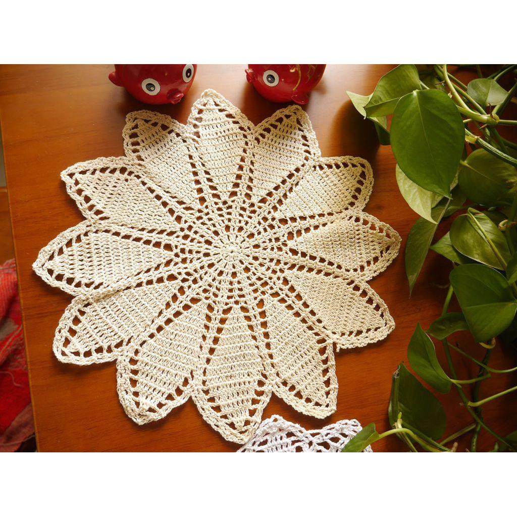 手钩花镂空棉线杯垫茶垫餐垫桌布居家花边饰品,淘宝优惠券,粉丝福利购,淘宝优惠卷