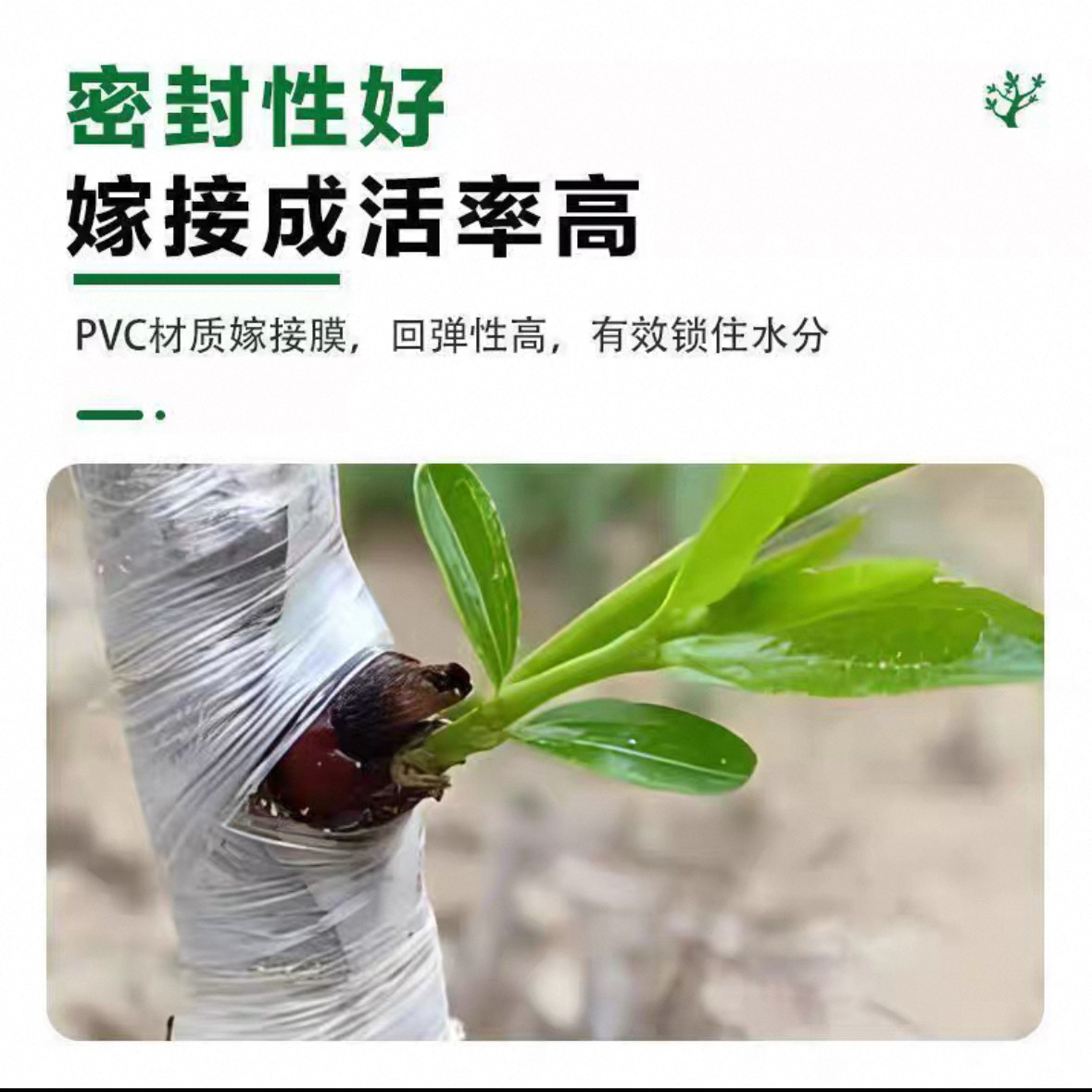 嫁接膜专用膜PE自粘薄膜园林果树嫁接胶带树苗包扎带缠绕膜打包膜,淘宝优惠券,粉丝福利购,淘宝优惠卷
