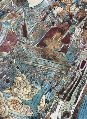 元永乐宫壁画朝元图13版全图绢