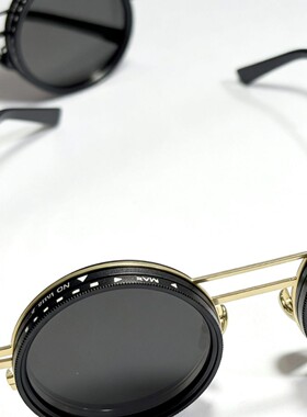 纯手工ND9档可调减光墨镜钓鱼滤