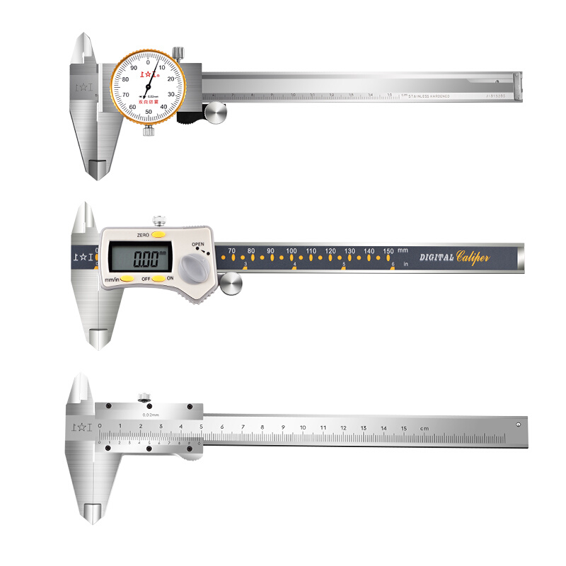 直销电子游标卡尺高精度数显带表工业级家用小型深度测量油标 - 图2
