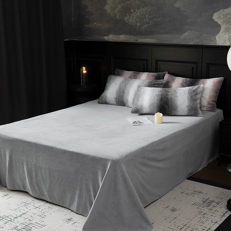 HIilton.Home高端A类兔毛绒四件套牛奶绒冬季被套加厚吉荣床单保