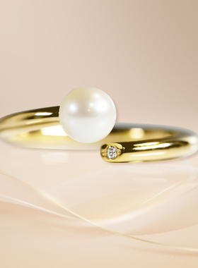 Thalatta 原创｜Akoya钻石珍珠戒指