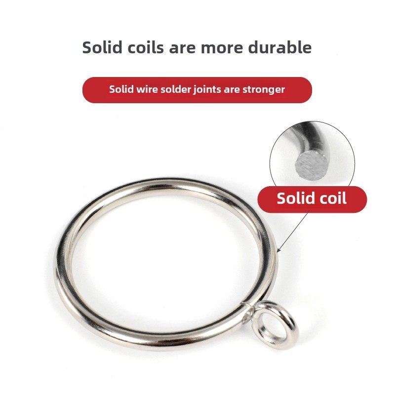 金属窗帘环挂环扣环实心铁环圈罗马杆圈圈挂圈窗帘环子吊环圈钩环,淘宝优惠券,粉丝福利购,淘宝优惠卷