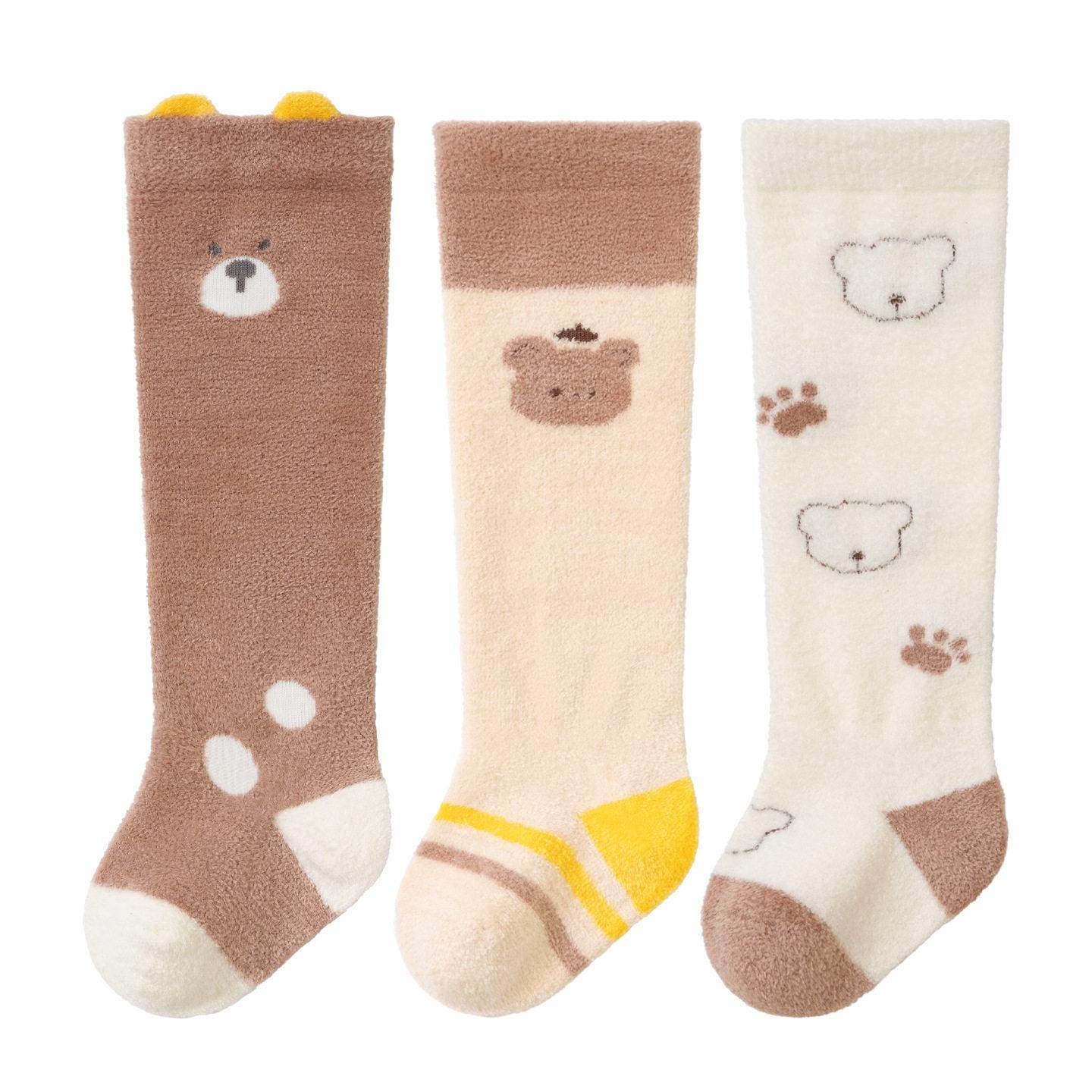 婴儿袜子冬加厚长筒袜宝宝保暖棉袜新生儿袜子加绒不勒腿高筒袜子,淘宝优惠券,粉丝福利购,淘宝优惠卷