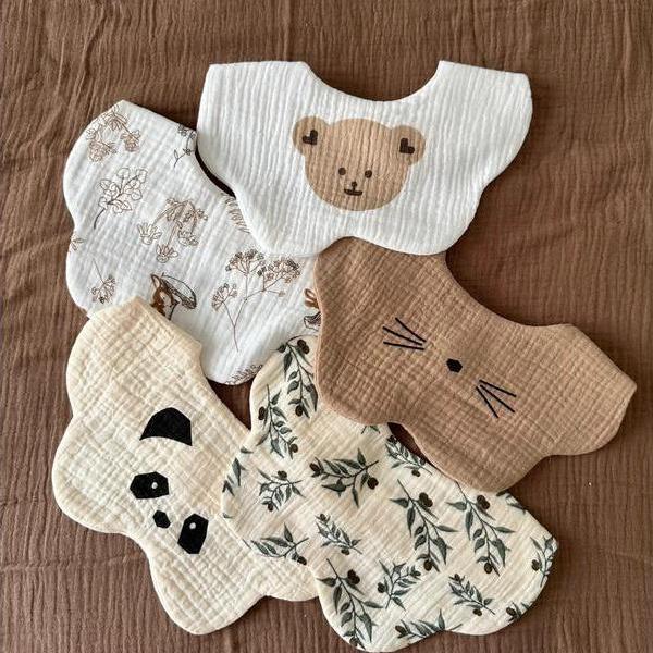 Baby saliva towel bib newborn child bib burp towel waterproof anti-vomiting towel handkerchief face wash small square towel