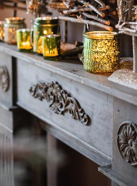 法式仿真壁炉装饰壁饰复古美式法欧式橱窗陈列拍摄道具民宿软装