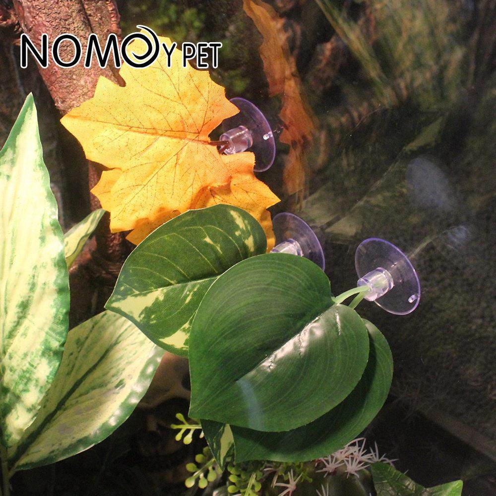 诺莫模拟树叶装饰景观模拟植物爬行动物宠物鱼缸乌龟蜥蜴变色龙蛇,淘宝优惠券,粉丝福利购,淘宝优惠卷