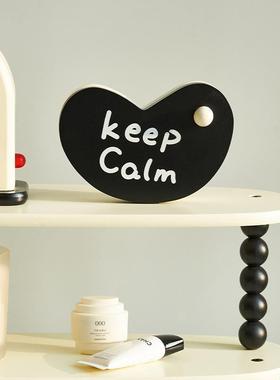 莫语 插画心情牌原创设计 木质家用桌面创意礼物装饰摆件个性趣味