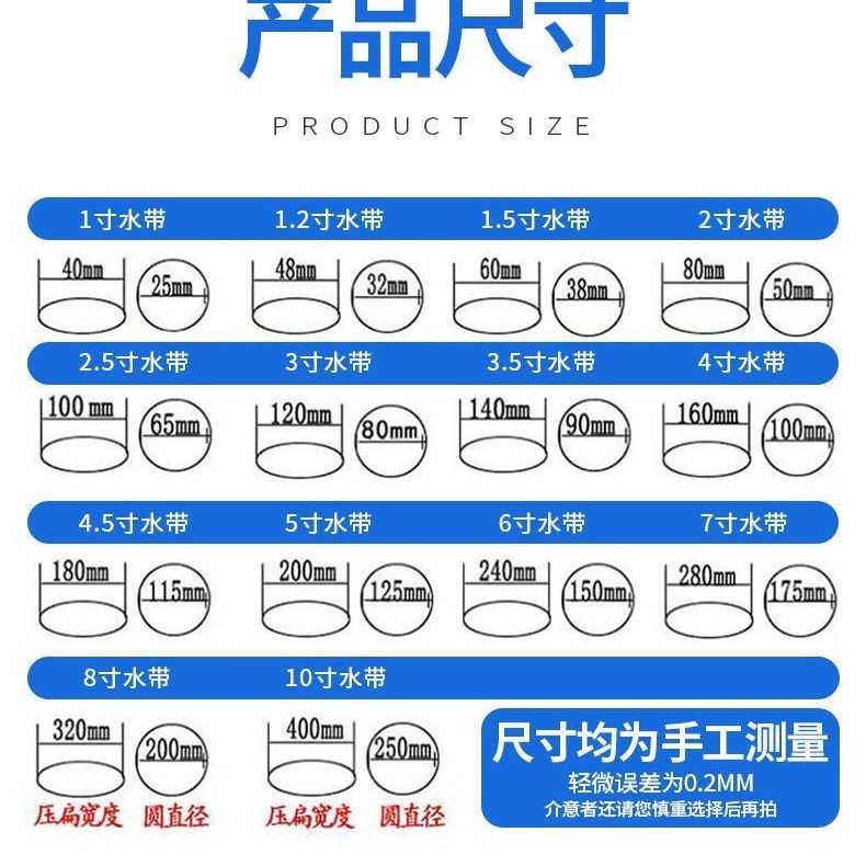 浇地专用水管30米加厚款灌溉神器农田浇地垄沟农用多袖水龙带浇地 - 图1