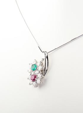 9.11新日本进口群镶钻石项链