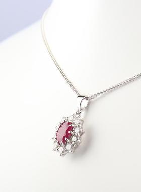 9.11新日本进口群镶钻石项链