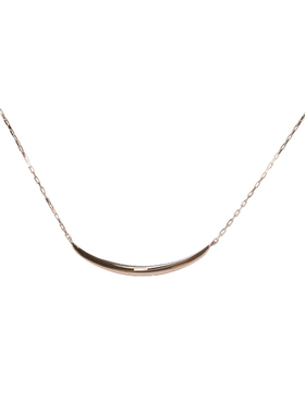 中古95新4℃钻石项链K18玫瑰金41-44cm