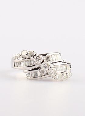 9.11新日本进口群镶钻石戒指